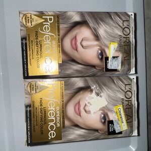 Loreal Superior Preference Hair Color #8S Soft Silver Blonde 2 Pack